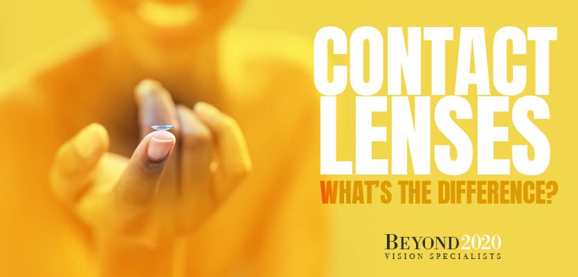 Different Types of Contact Lenses