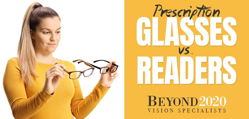 Difference between prescription glasses and readers
