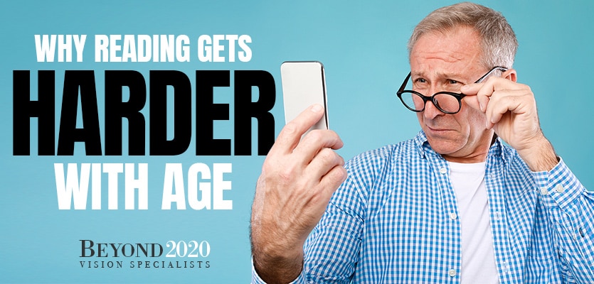 Why Reading Gets Harder with Age