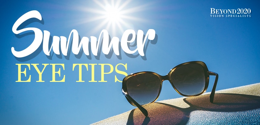 Get ready for summer with these five tips to protect and maintain your eyesight. Consider scheduling an eye exam with an eye doctor to maintain good eye health.